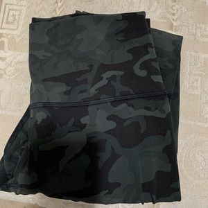 Lululemon align green camo tights